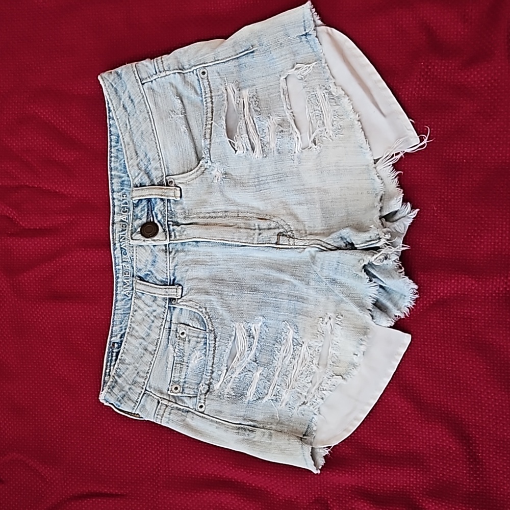 American Eagle Outfitters Light Blue Jean Shorts